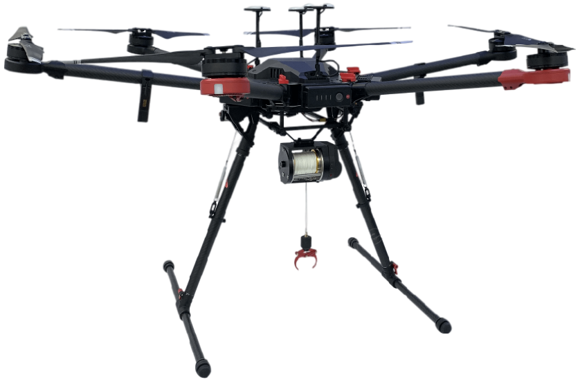 kits de cuentagotas de aire drone con cable